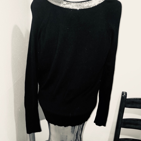 Women's Plus sz Studded Sweater - Picture 3 of 4